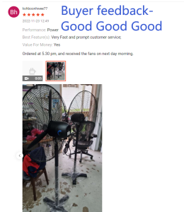 {SG Seller Free Deliver} Industrial stand fan (26 inch) Stand Fan 1/2/3 RPM Speed {Local Warranty and Top Quality}