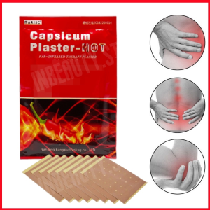 8Pcs Pain Relieve Patch Chinese Medical Capsicum Plaster for Joints Porous Chilli Patch Foot Body Neck Knee Pain Relief Adhesive Patches Knee Neck Back Pain Relief