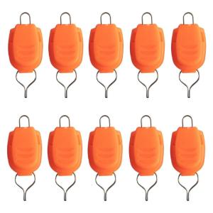 10 cái câu cá cơ động kẹp dây dây KEEPER Máy câu ngang câu cá kẹp dây khóa Clip phụ kiện câu cá