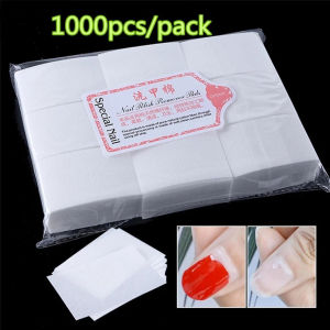 1000PCS Nail Polish Remover Pads Cotton Pads Gel Polish Remover towel cotton cloth PAZU