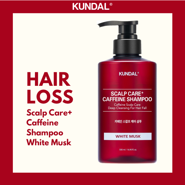 KUNDAL Scalp Care and Caffeine Shampoo White Musk 500ml Lazada Indonesia