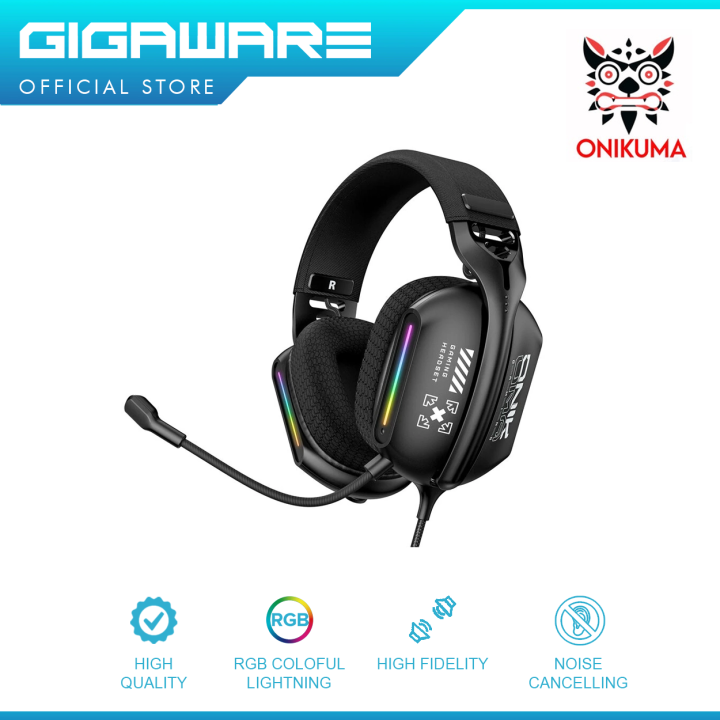 Onikuma X12 Gaming Headset USB Wired Earphone RGB Light E-Sports Gamer  Headphones with Omnidirection External Microphone Lazada PH
