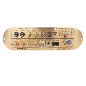 【New】Original American Imported Chip AC 220V12V 24V Digital Bluetooth Stereo Amplifier Board Subwoofer Dual Microphone Karaoke Amplifier