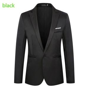BOLDEN - JAS PRIA FORMAL -  WISUDA  - Blazer PRIA SLIMFIT - PRIA HITAM - PRIA POLOS -J1-BOLDEN