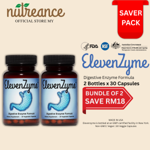 [Bundle of 2] Nutreance Elevenzyme Digestive Enzyme Formula