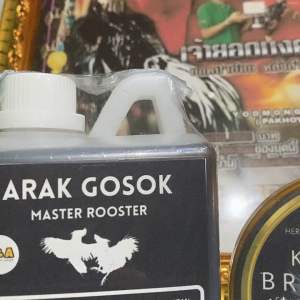 PAKET PRO 30 ARAK GOSOK MASTER ROOSTER 500 ML + KAMLANG BASAH BRAJAMUSTI PAKET PERAWATAN AYAM LAGA UNTUK SEMUA JENIS AYAM PETARUNG AGAR SUPER POWER