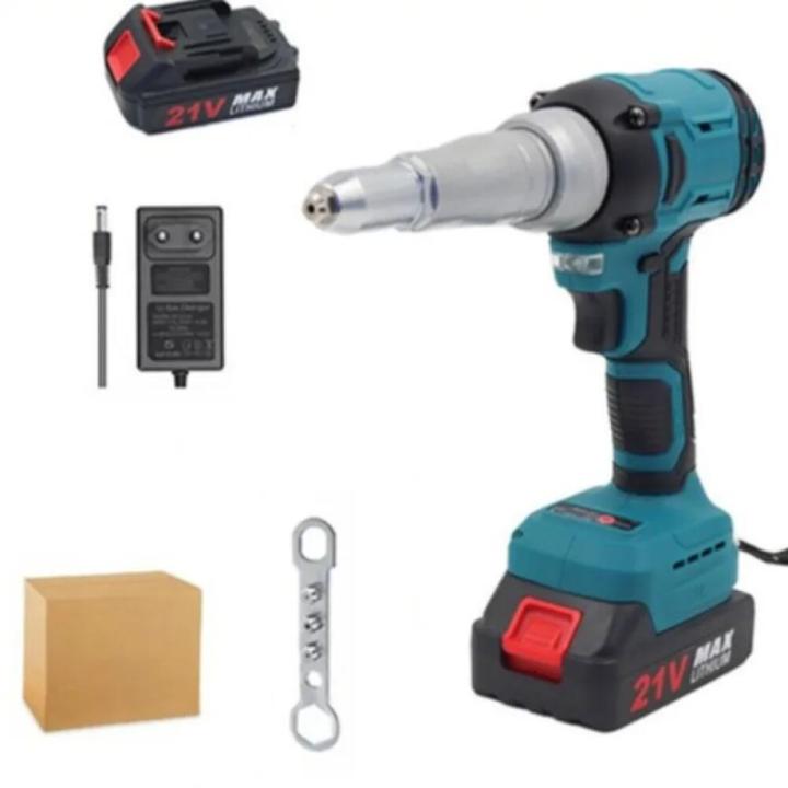 Automatic Reviter Professional 21V Brushless Rivet - Cordless Automatic Riveter with High ...