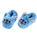ALEXIS BAGS Anime Cartoon Stitch Plush Slippers Non-Slip All Covered Heel Indoor Home Shoes  Thickened Warm Cotton Slippers Winter. 