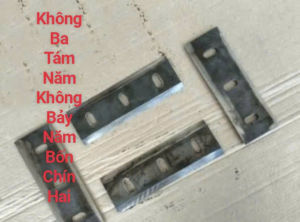 Lưỡi Dao Gắn Máy Nghiền RơmBăm Rơm Làm Bằng Nhíp Cán