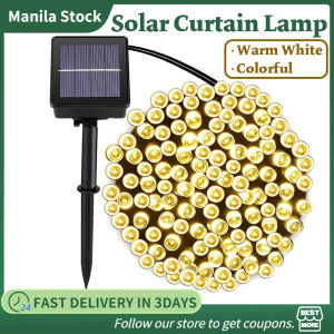 5.5/9M Outdoor Curtain Light Waterproof Solar Light for eiling Decoration Lamp Christmas Flash Light for Garden Party Decor