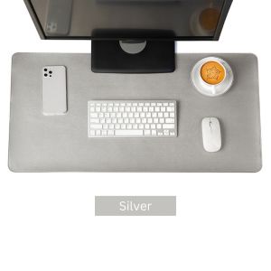 Easyhome.sg PU Leather Large Desk Pad / Waterproof Non-Slip Stylish Office Desk Pad / Mouse Pad