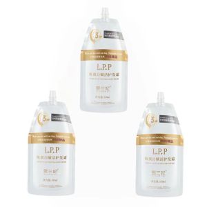 พร้อมส่ง #[นุ่มขึ้น 2 นาที] lpp ครีมย้อมผม ซ่อมแซมผมแห้งเสีย 7.13 lcx  500ML