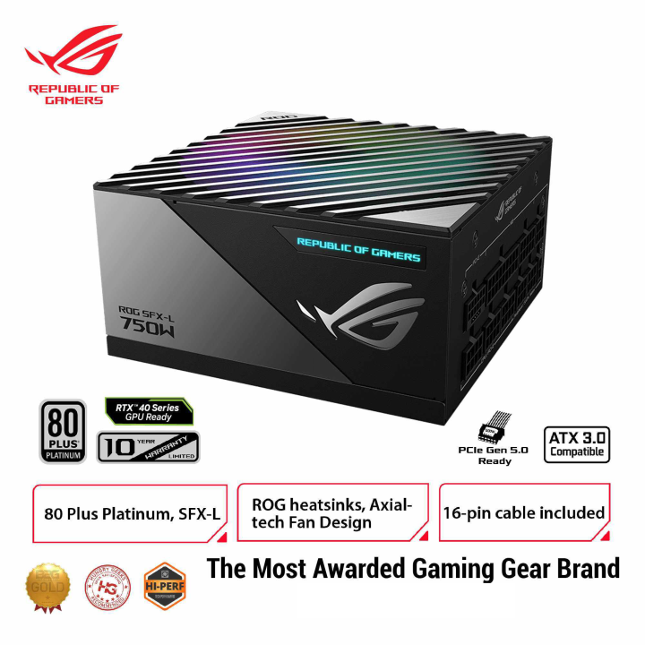 ASUS Power Supply ROG LOKI SFXL Gaming ( 750P / 850P / 1000P 80 Plus