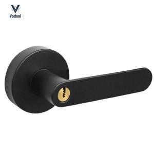 Aluminum Alloy Handle Lock Reversible Right Left Sided Doors Heavy Duty Door Locking Lever for Room Office Bedroom Home Privacy [Vodool Shophouse]