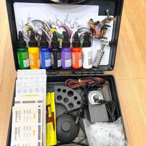 Bộ 1 máy xăm hình kèm 7 mầu mực xăm 30ml