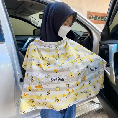 Apron Menyusui Nursing Cover Apron besar penutup Menyusui SUKMASTORE