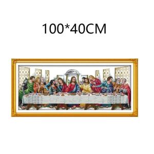 【Fast Shipping】Full Drill Diamond Painting The Last Supper Design Cross Stitch Kit Embroidery 5D DIY Artwork Decor