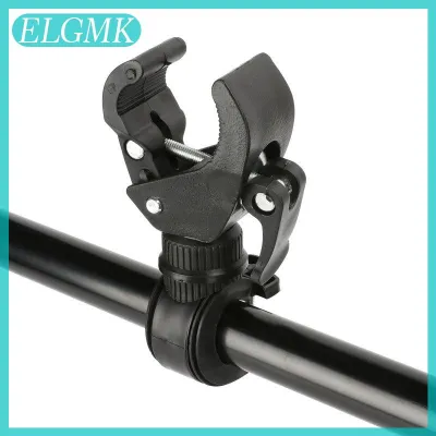 ELGMK 360 độ xoay xe đạp xe đạp tay lái Led đèn pin núi Clip chủ
