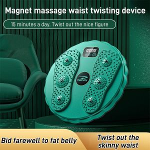 Smart Counting Twist Board Fitness Waist Twister with Massage Slimming Features