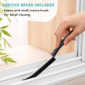 Grout Brush with Long Handle, 49'' Tile Cleaner Tool for Shower, Floors Scrubber for Bathroom Cleaning. 