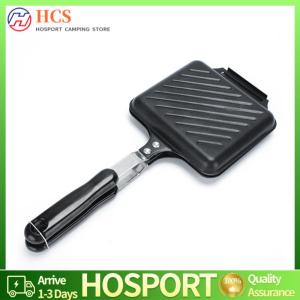 【HCS】Breakfast Waffle Baking Pan Detachable Foldable Grill Frying Pan Iron Grilled Rapid Heating Household Kitchen Accessories