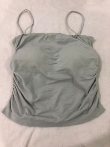 AURORRA B1621 Tank Top Bra Basic Wanita Panjang / Tanktop Square Tali Spaghetti Premium