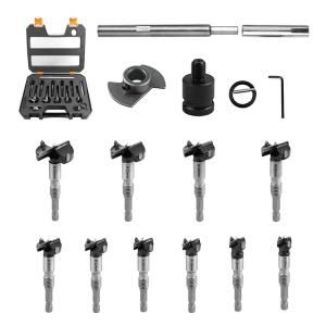 10 cái Carbide khoan gia công gỗ Bộ đầu chủ đề khoan cắt công cụ thanh mở rộng chế biến gỗ giới hạn khoan gia công gỗ bit