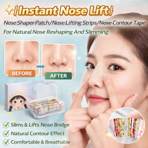 ✨ Adjustable Nose Wing Shaping Sticker For Continuous Wearing Nose Wing Reducing And Nose Shaping Contour Facial Features Image Exquisite Nose Shape Coordination