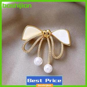 bashijian แฟชั่นเจาะแฟลชเข็มกลัดติดโบว์เครื่องประดับเสื้อผ้าผู้หญิงของขวัญเครื่องประดับสำหรับงานเลี้ยง