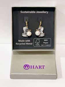 HART Butterfly White Pearl Black Leaf Jewellery Series