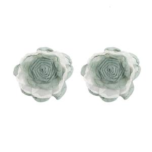 Artificial Flower Curtain Tiebacks Clips Set of 2 Wrinkle Resistant Fabric Florals Window Drapery Holdbacks Clamps