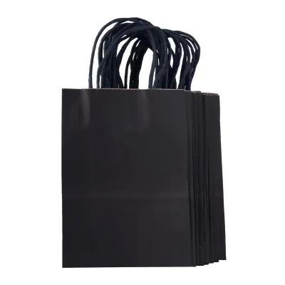 CGS 15x21x8Cm Kraft Paper Bag -Black