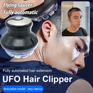 UFO Clipper Fully Automatic Flying Saucer Barber Electric USB Rechargeable Professional Hair Clipper