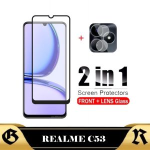 PROMO Paket 2in1 Tempered Glass REALME C53 Bonus Camera