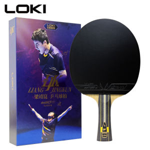 Original LOKI LJK Table Tennis Racket 5Wood+2Carbon OFF+ LIANG JINGKUN Ping Pong Bat Paddle with RXTON 9 National Rubber