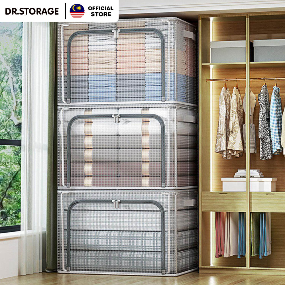 DR.STORAGE Foldable Storage Box, 24L/66L/100L Large Capacity Organizer Container
_voghion.com