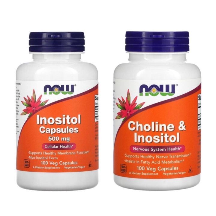 Now Choline & Inositol 500 mg 100 Veg caps Lazada PH