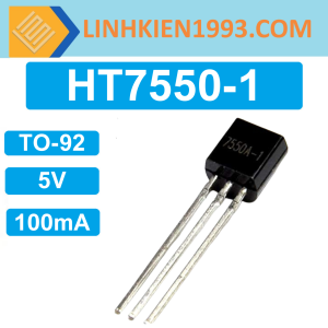 HT7550-1 IC Ổn Áp 5V 100mA kiểu xuyên lỗ TO-92