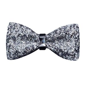 LIVELYN Rhinestone Gentleman Ties Exquisite Pre-tied Bow Ties Fashion Elegant Necktie Men