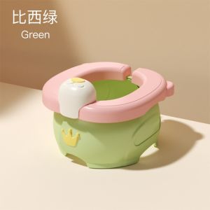 Kids Toilet Portable Pot Foldable Cartoon Bear Baby Travel Auxiliary Potty Urinal Splash-proof Toilet Seat