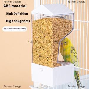 [COD] Fashion Change Large Capacity Pet Parrot Automatic Feeder Bird Cage Food Box Husk Separation Anti-splash Integrated Splash Feeder Pet Supplies