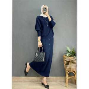 SETELAN RAJUT BATWING AWKARIN / SET ROK / SET FASHION / SET RAJUT / LASPERAL BETWING