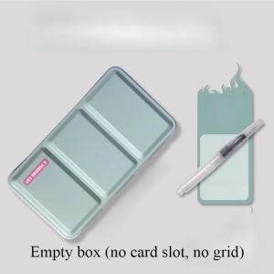 Portable Palette Watercolor Paint Three-fold Iron Flat-bottomed Student Sketching Painting Pigment Boxes Art Supplies