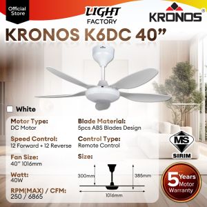 🔥UPGRADED F5DC🔥DEKA F5DC PRO 56" Baby Fan 46" 5 Blade DC Motor 20 Speeds Remote Control Ceiling Fan with Light Kipas 风扇