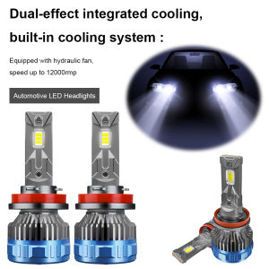 2 ชิ้น LED ไฟหน้าหลอดไฟ 60000LM H4/H7/H11 Super Bright รถ 60 วัตต์ DC 10-32 โวลต์ Auto LED โคมไฟหลอดไฟหมอก IP67 กันน้ำ