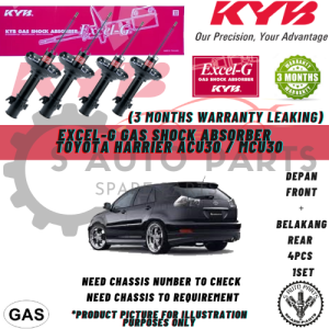 TOYOTA HARRIER ACU30 / MCU30 (FRONT OR REAR) 100% KAYABA KYB EXCEL-G GAS SHOCK ABSORBER