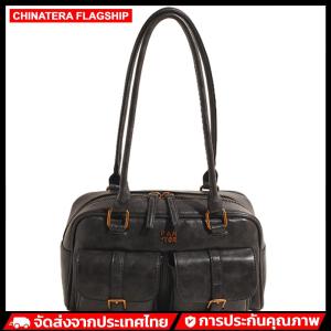 กระเป๋าโท้ตบอสตันสำหรับผู้หญิงที่มีกระเป๋าหลายช่องใต้วงแขนกระเป๋าสะพายหนัง PU กระเป๋าคลัทช์สำหรับการเดินทางทำงาน