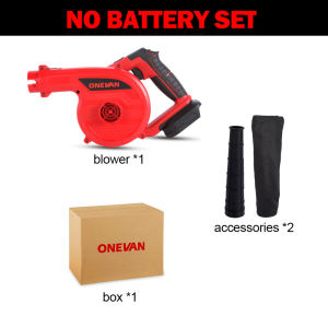 ONEVAN 36000rpm Garden Cordless Blower Vacuum Clean Air Blower for Dust Blowing Dust Computer Collector Hand Operated Power Tool