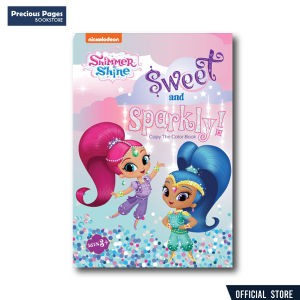 Shimmer and Shine Sweet and Sparkly Copy The Color Book Ages 3+