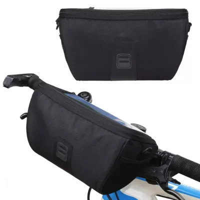 SGBIKE Bicycle Front Handlebar Bag Universal Basket Mount Waterproof Front Fork Pouch Cycling Accessories For MTB Folding Bikes
